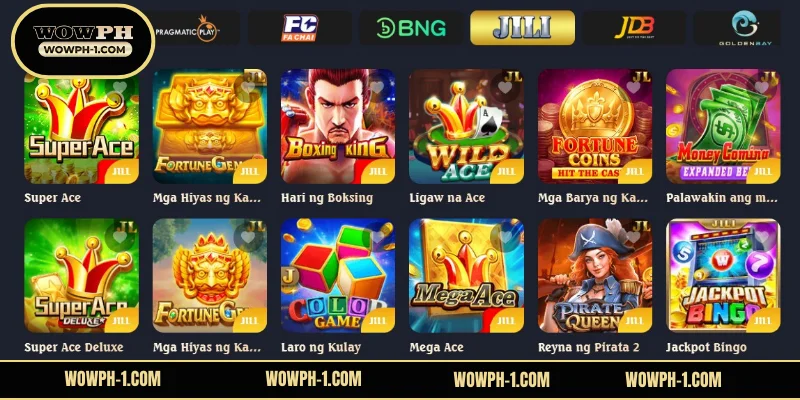 Mga Higanteng Provider sa Likod ng Slots ng WOWPH