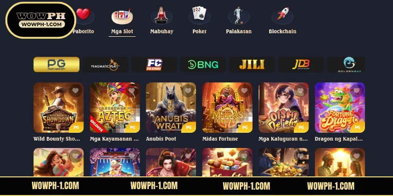 Mga Sikat na Laro sa WOWPH Casino