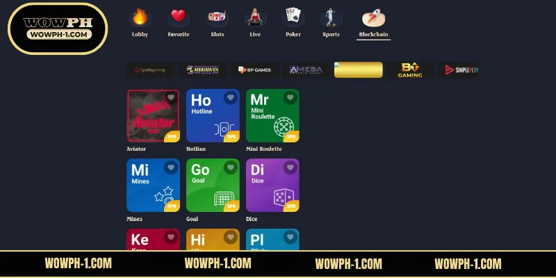 Mga Sikat na Pamagat sa Blockchain Games WOWPH